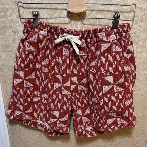 UO Lucien Printed Corduroy Shorts